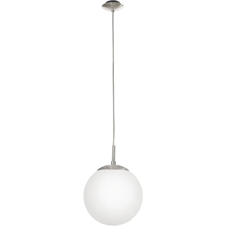 Eglo Pendellampe Rondo Grau Stahl 110 cm - Farbe: Nickel matt