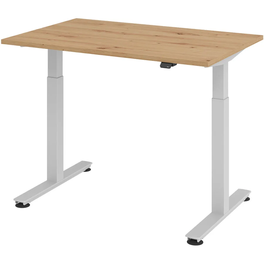 Schreibtisch Office comfort Asteiche Holzwerkstoff B 120 T 80 cm