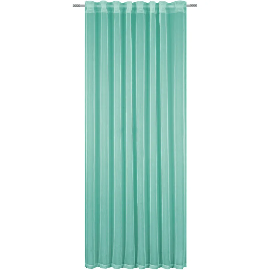 Fertigvorhang Voile Mia 135x260cm jade - Material: 100% Polyester