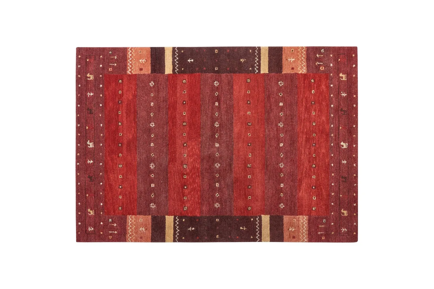 Sinanli Ryamatta 160x230 cm - Röd