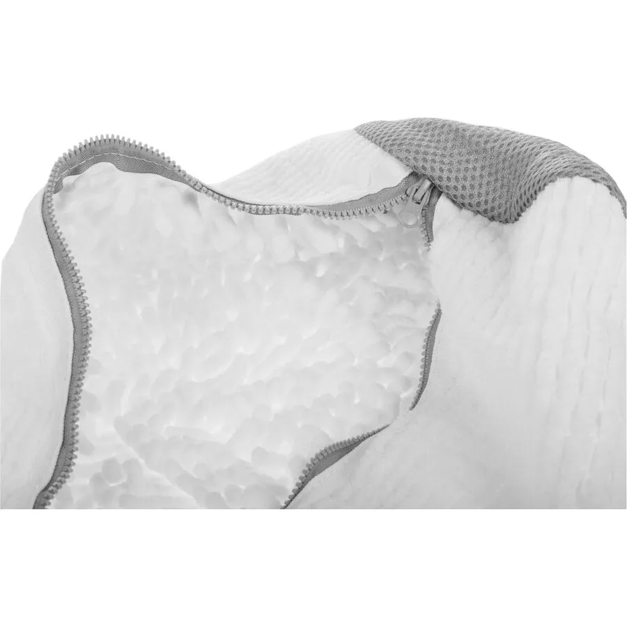 Wäschesack COCON Grau, Weiss Polyester