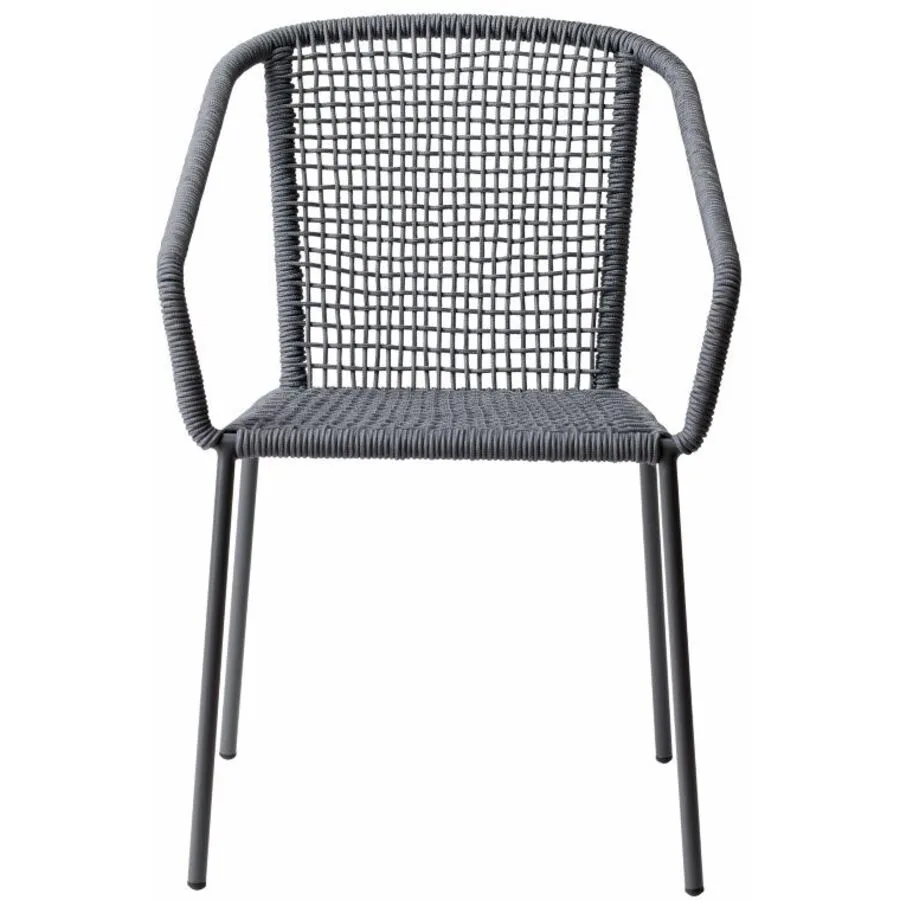Gartensessel Zola grau Aluminium T 60 cm