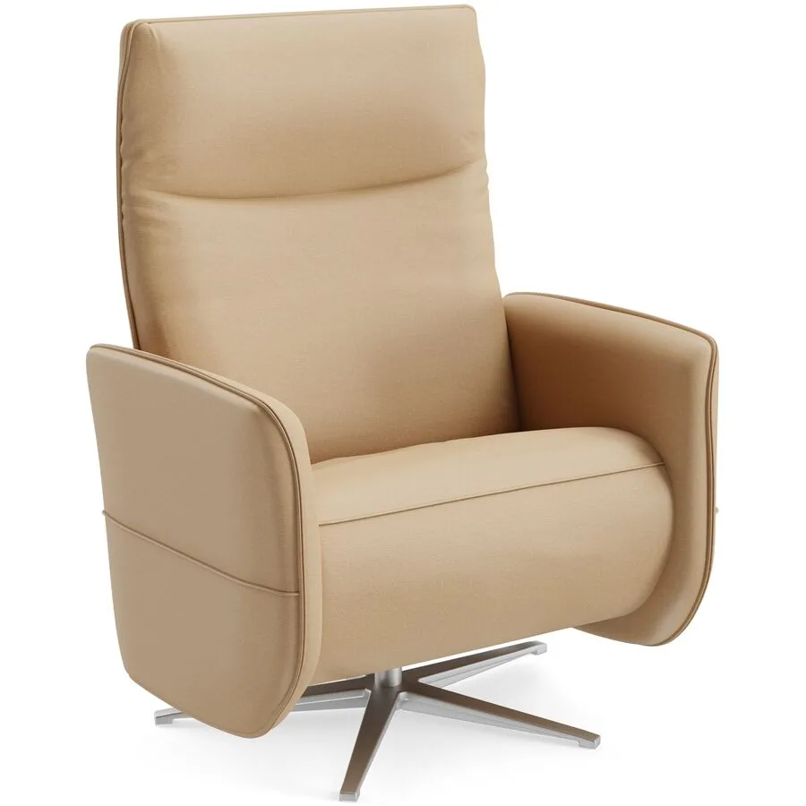Relaxsessel Lidja Braun Leder 94 cm 170 cm - Möbel Konfigurator: Traummöbel individuell zusammenstellen