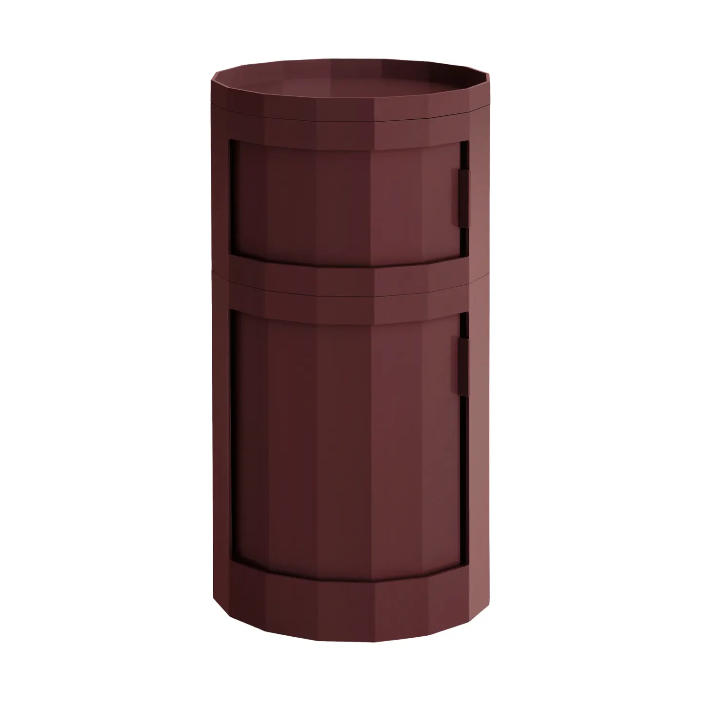 HAY Facet Cabinet 110 Beistelltisch Burgundy