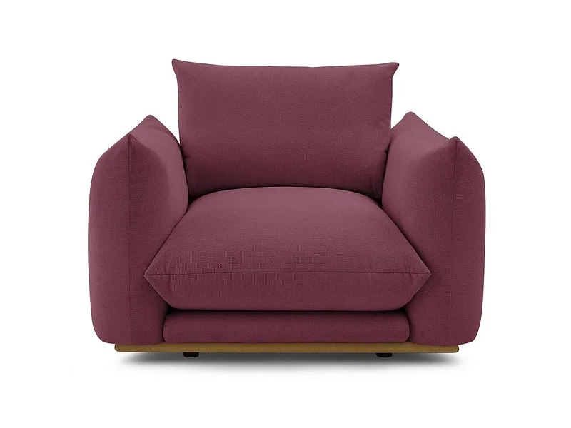 Sessel BOBOCHIC ERNEST Stoff rot