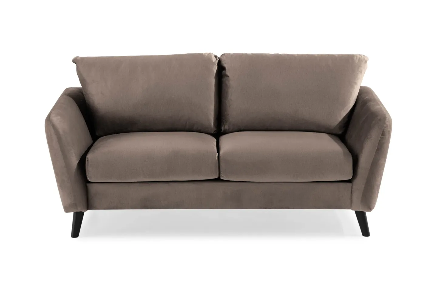 Trend 2-sits Sammetssoffa - Brun