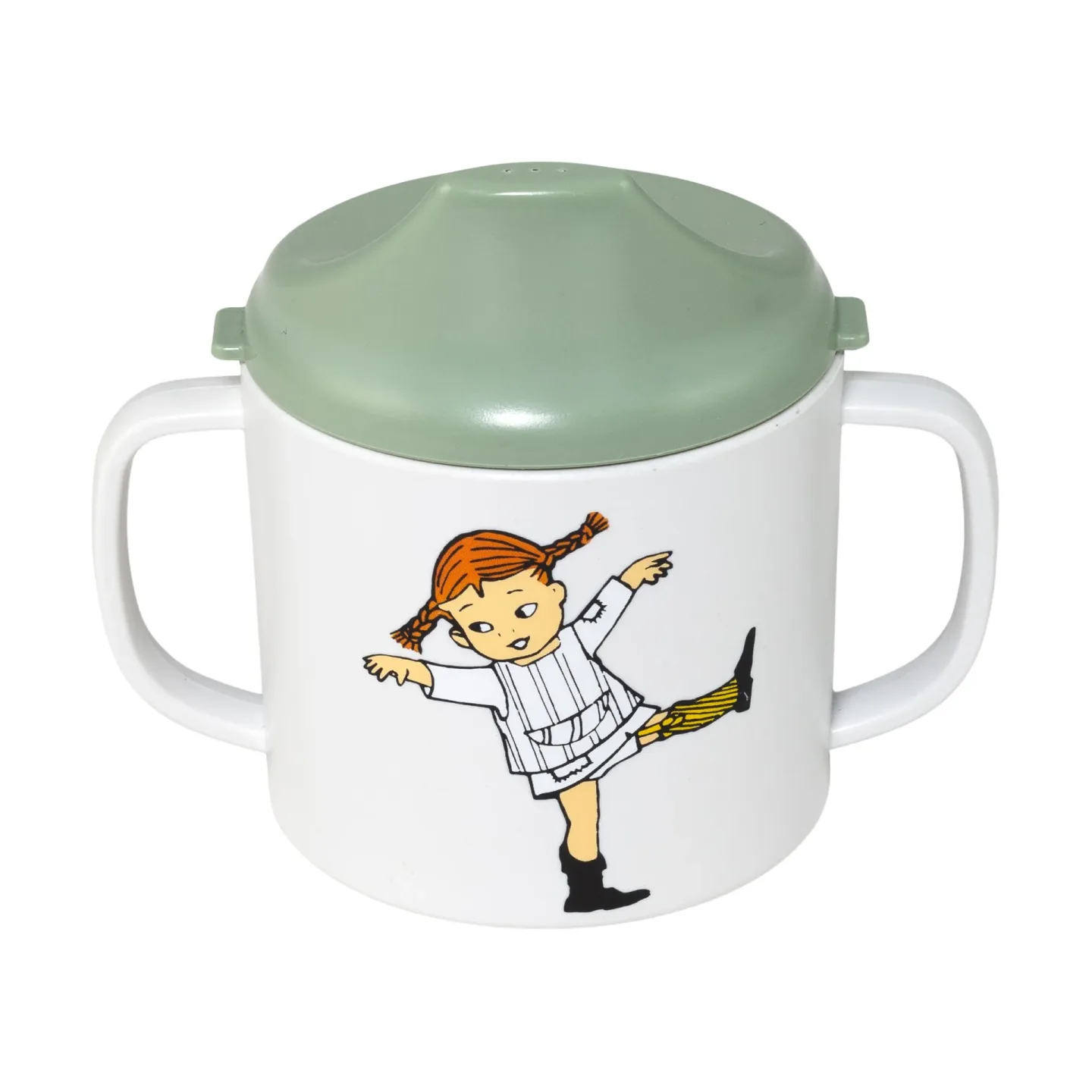 Rätt Start Pippi Circus Trinklernbecher 20 cl Grün