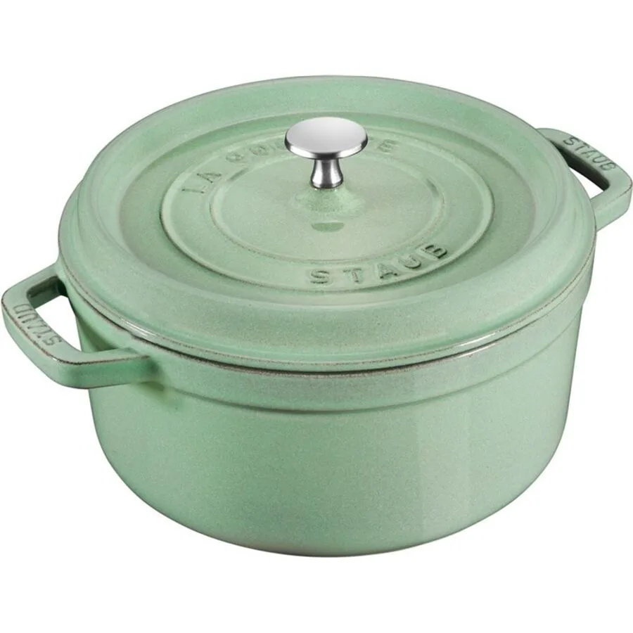Gusseisen-Topf STAUB Grün Gusseisen/Eisen 15.3 cm 24 cm - Farbe: Salbeigrün