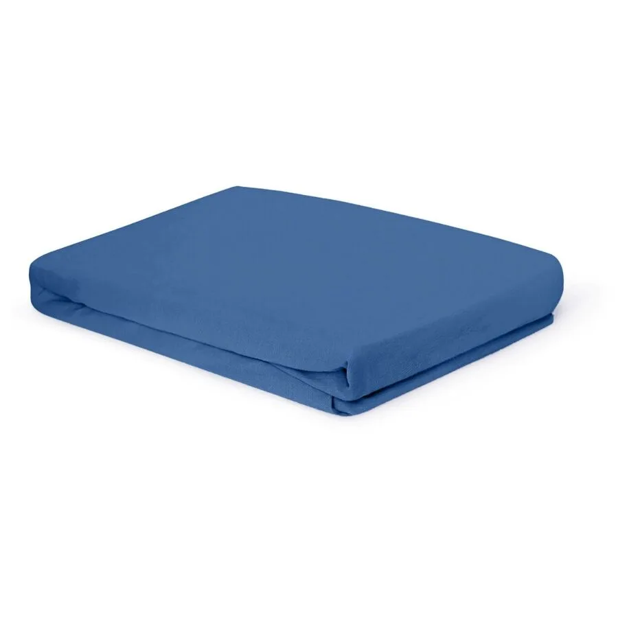 Living Home Fixleintuch Albany blue Baumwolle 160 x 200 cm