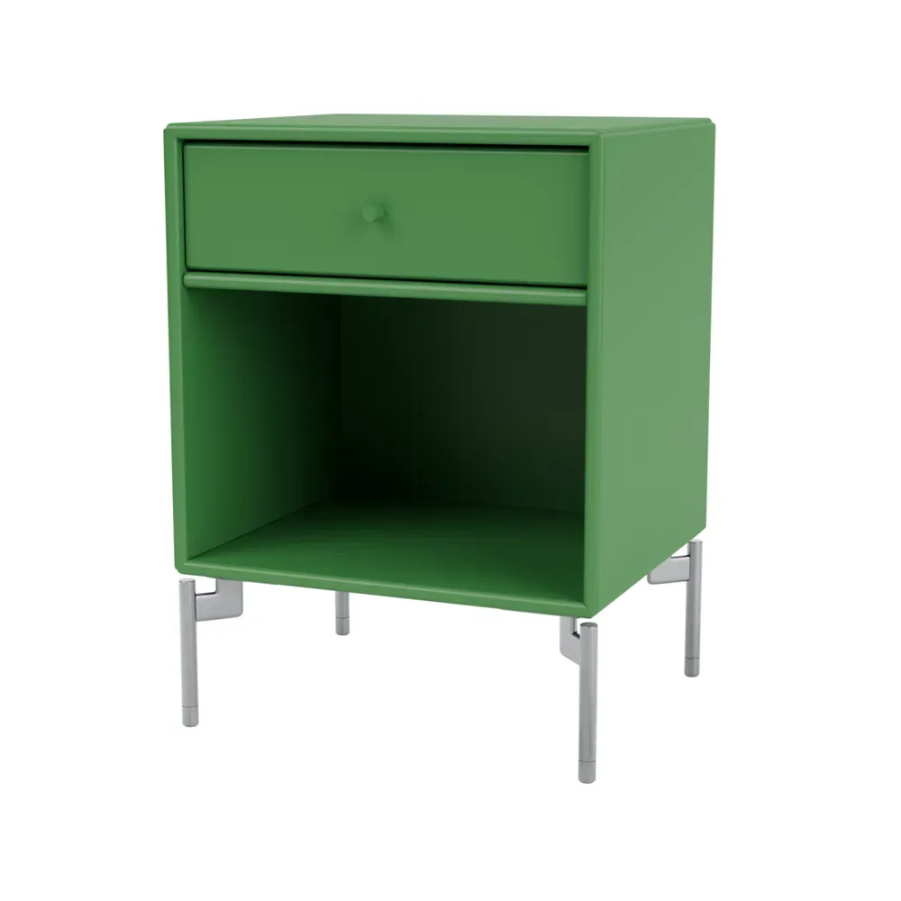Montana Dream sängbord parsley 152, kromben