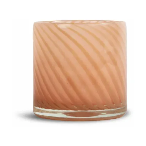 Byon Calore Windlicht-Vase M Ø15cm Rosa-beige