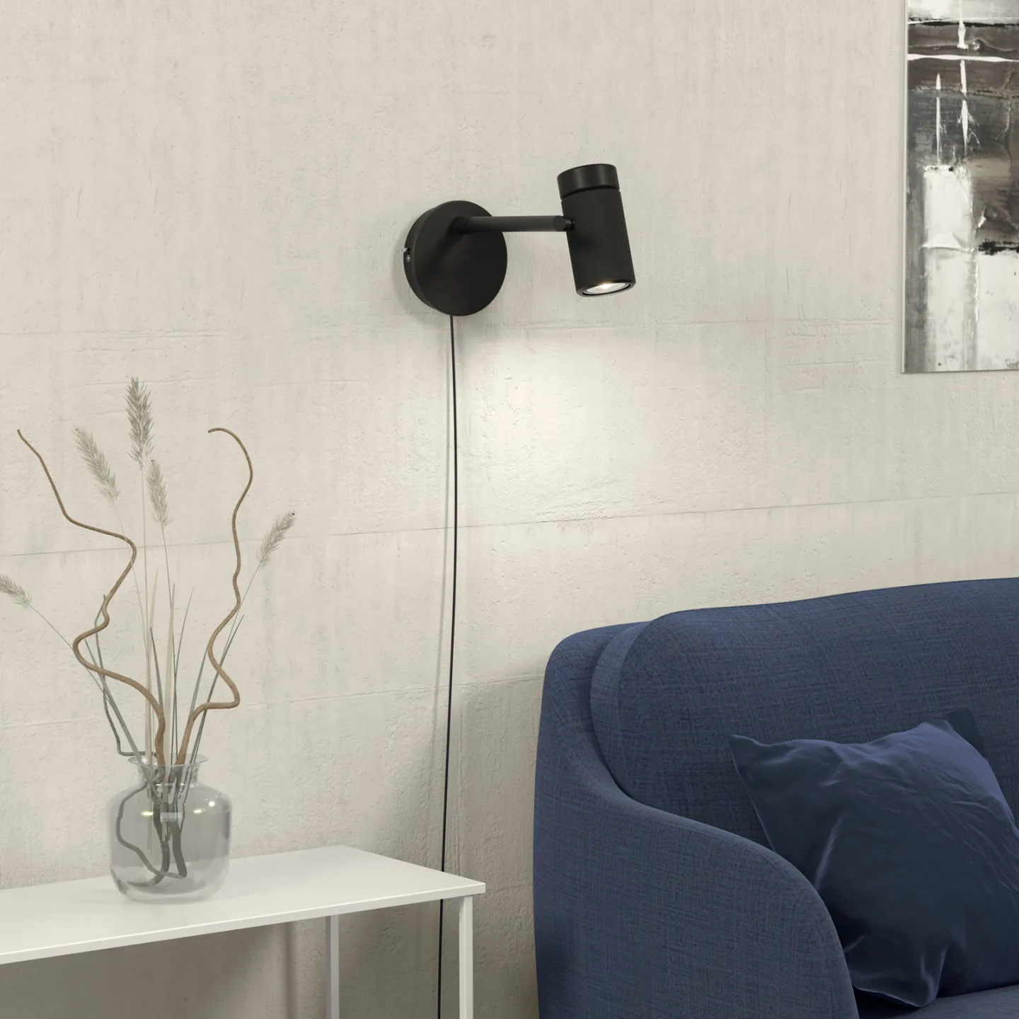 Holder Vegglampe Black - Herstal - Stue - Metall