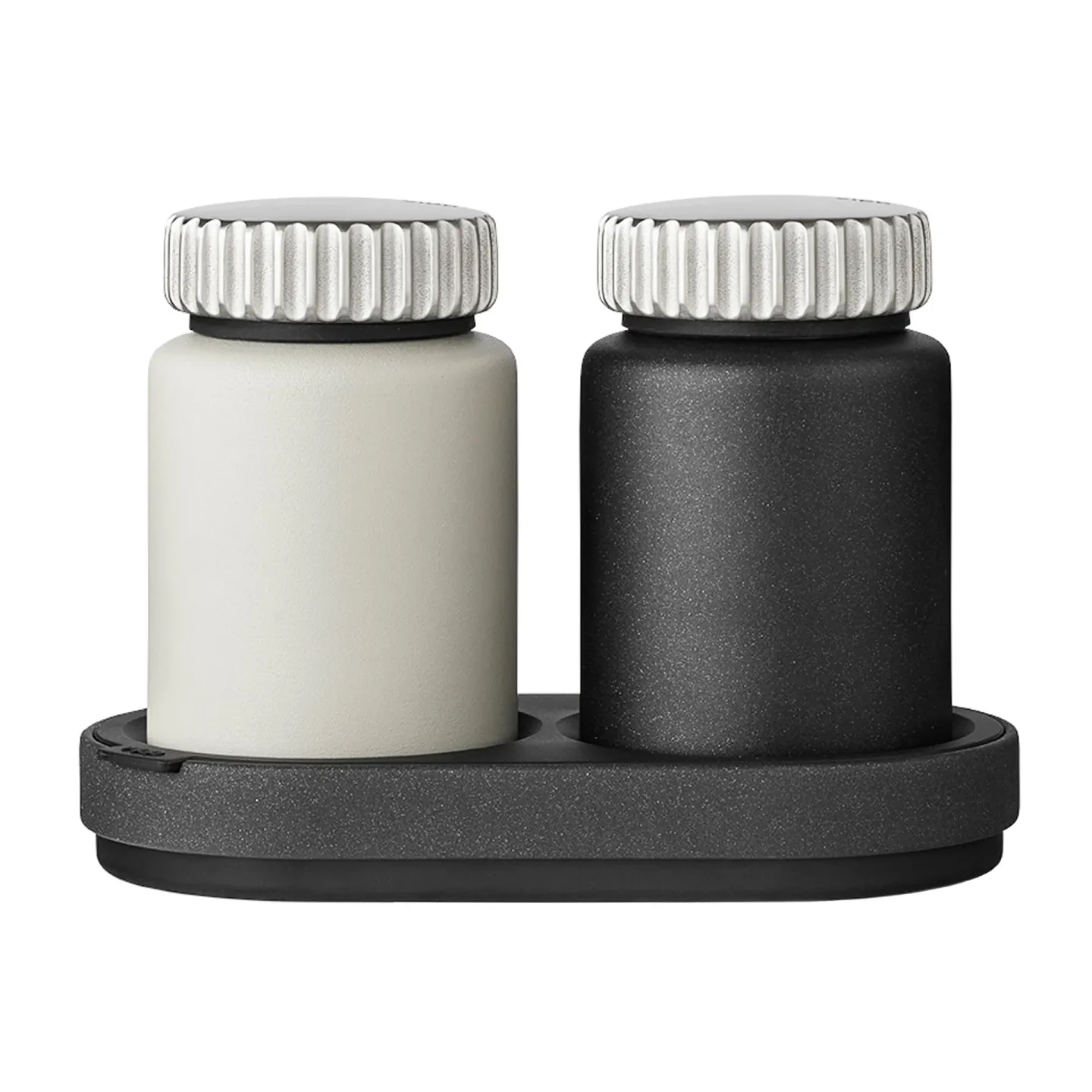 Vipp Vipp623 salt- & pepparkvarn set med ställ Grey-black