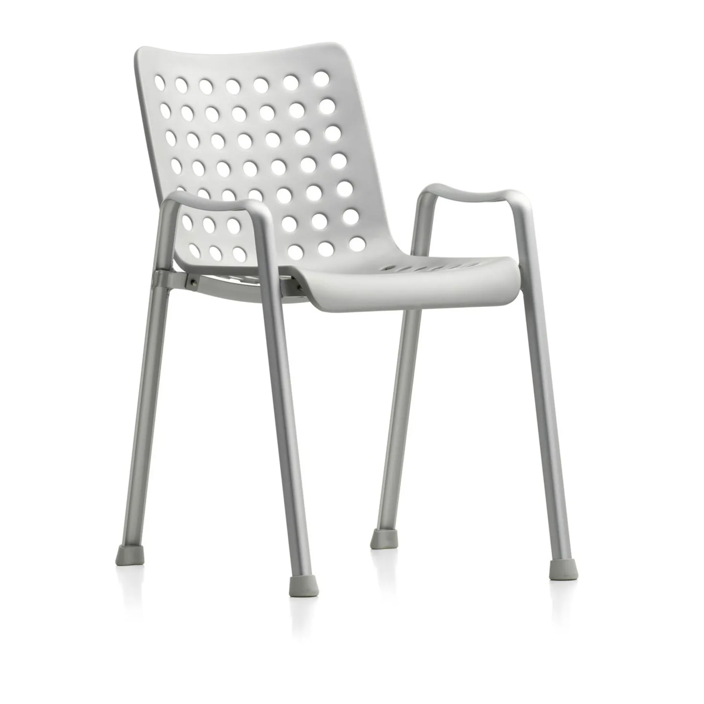 Vitra - Landi Chair - Outdoor - Matstolar utomhus - Hans Coray - Silver - Metall