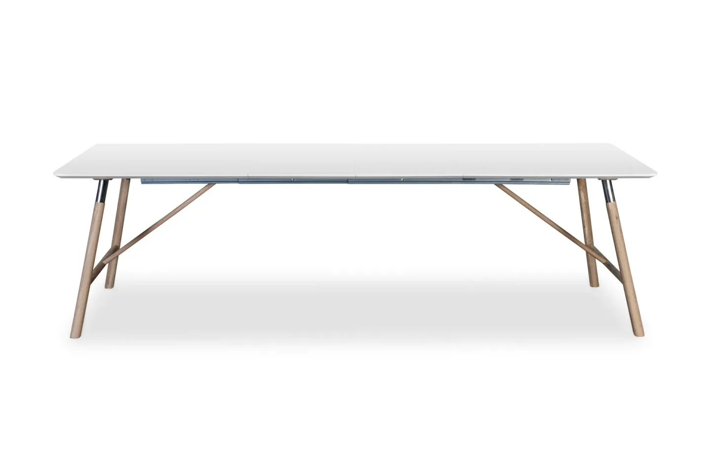 Waltham Förlängningsbart Matbord 180 cm - Vit/Ek