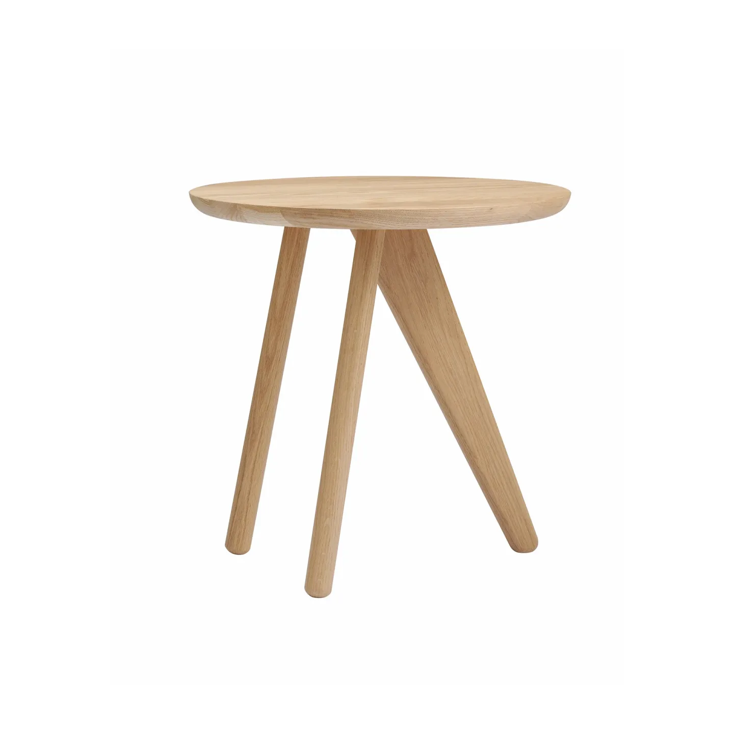 NORR11 Fin sidobord Ø40 cm Natural oak