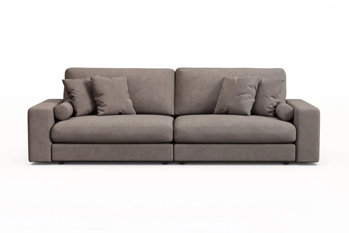Adelsö by Gynning 4-sits Djup Soffa i Tyg - Brun