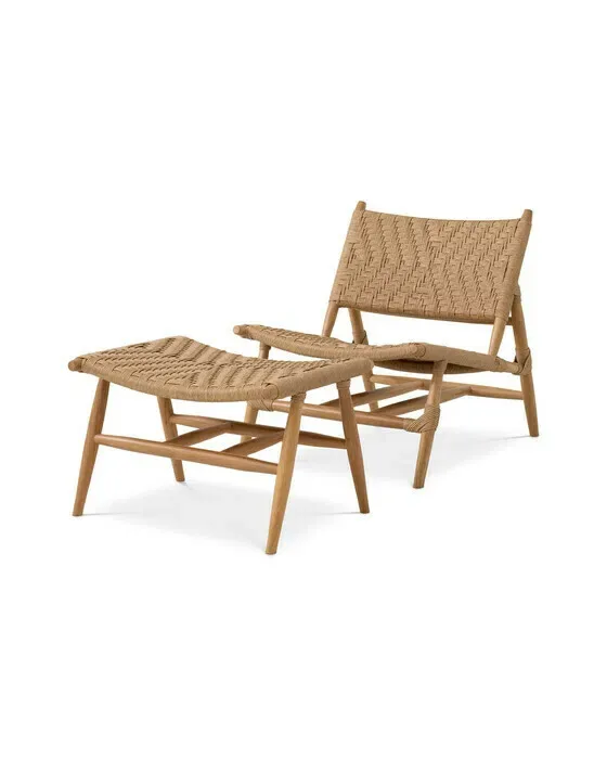 Laroc lænestol natural teak