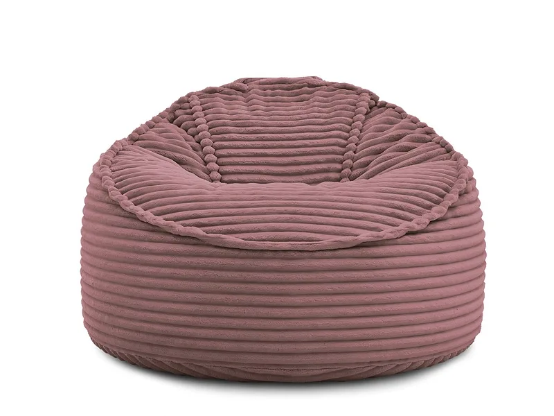 Hocker BOBOCHIC SOCRATE 106x106x79cm cord-stoff rosa