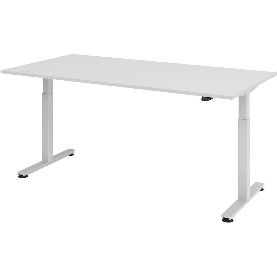 Schreibtisch Office grau Holzwerkstoff B 200 T 100 cm