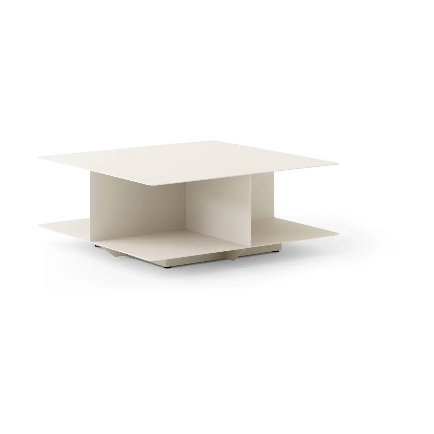 &Tradition Develius EV3 Couchtisch Steel ivory, Ø89x40 cm