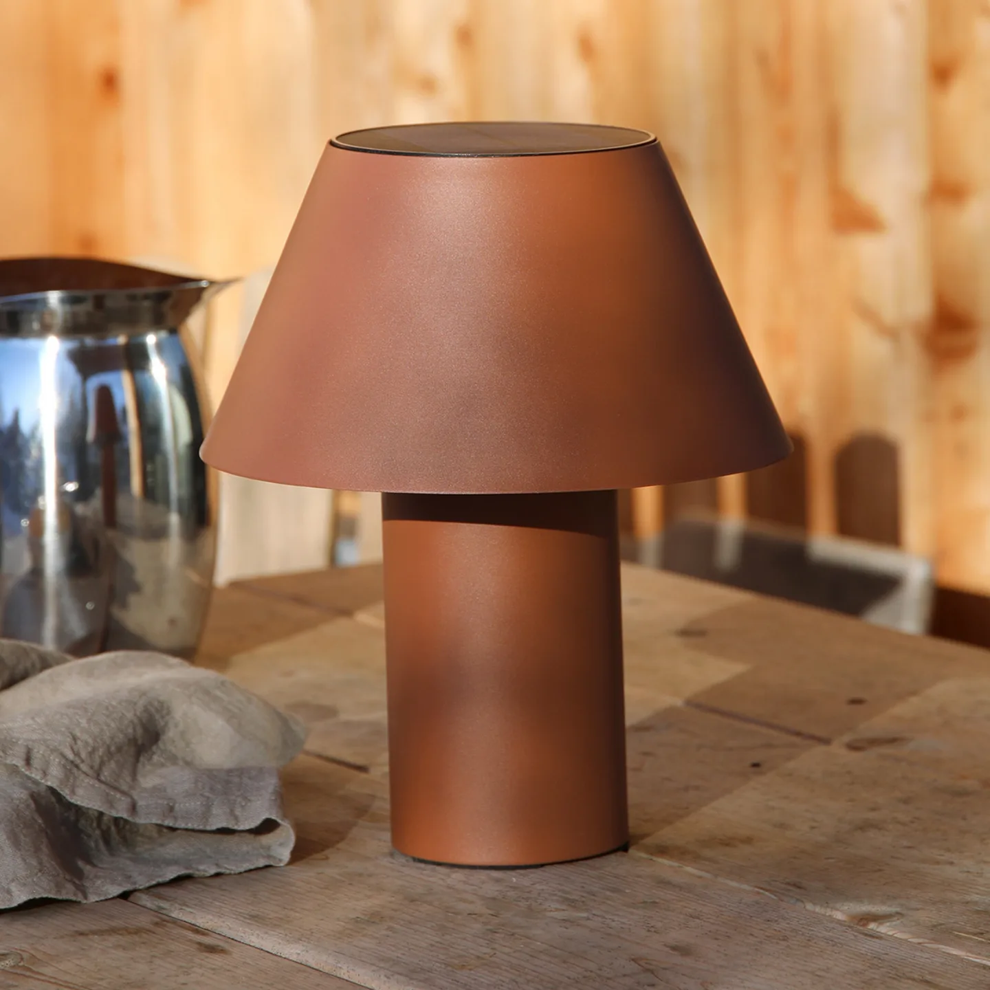 Vivo LED-bordlampe, brun, IP44, højde 30 cm, dæmpbar. Markslöjd - Skandinavisk - Metal - Med én lyskilde
