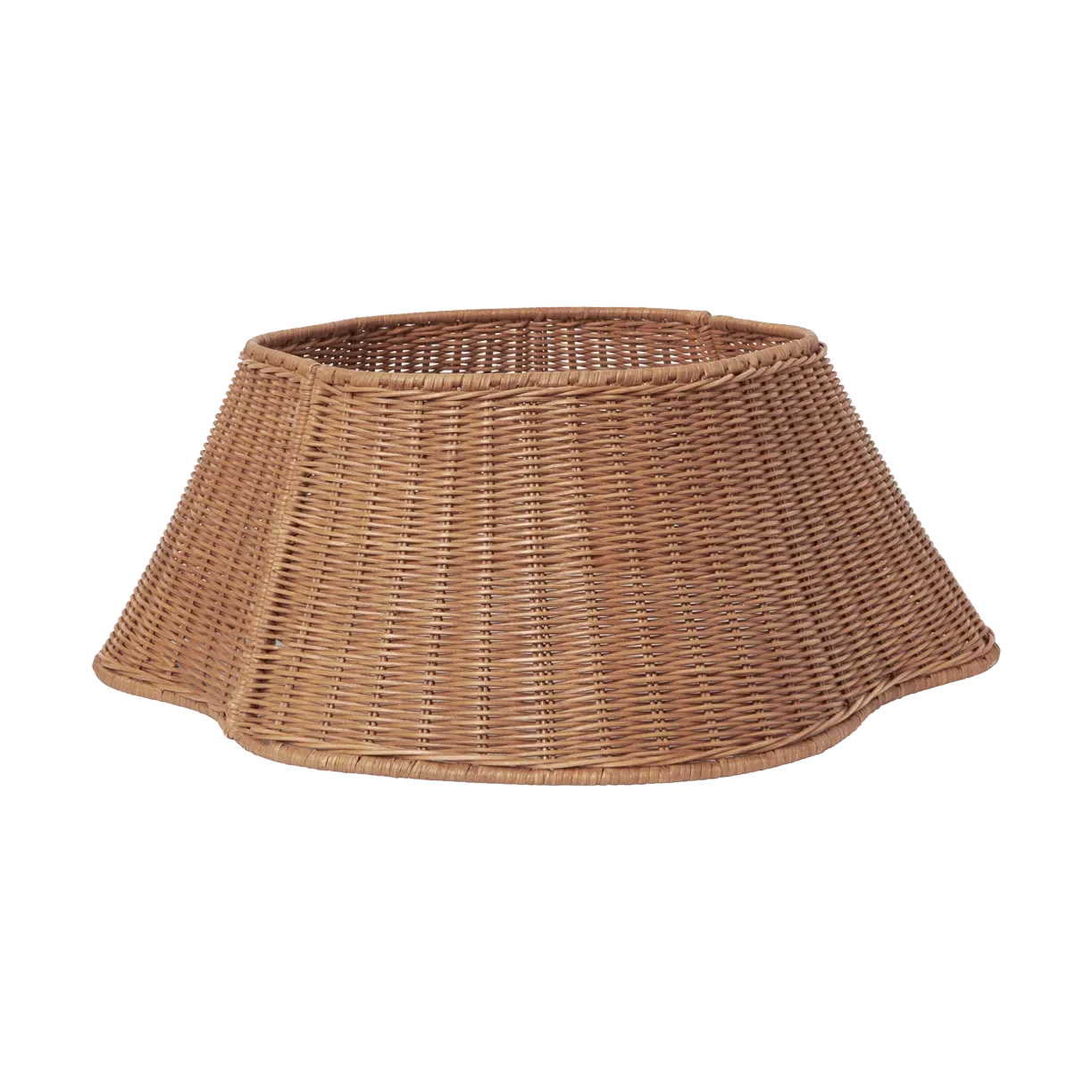 Ferm Living Drape braided tree skirt julgranskorg Natural