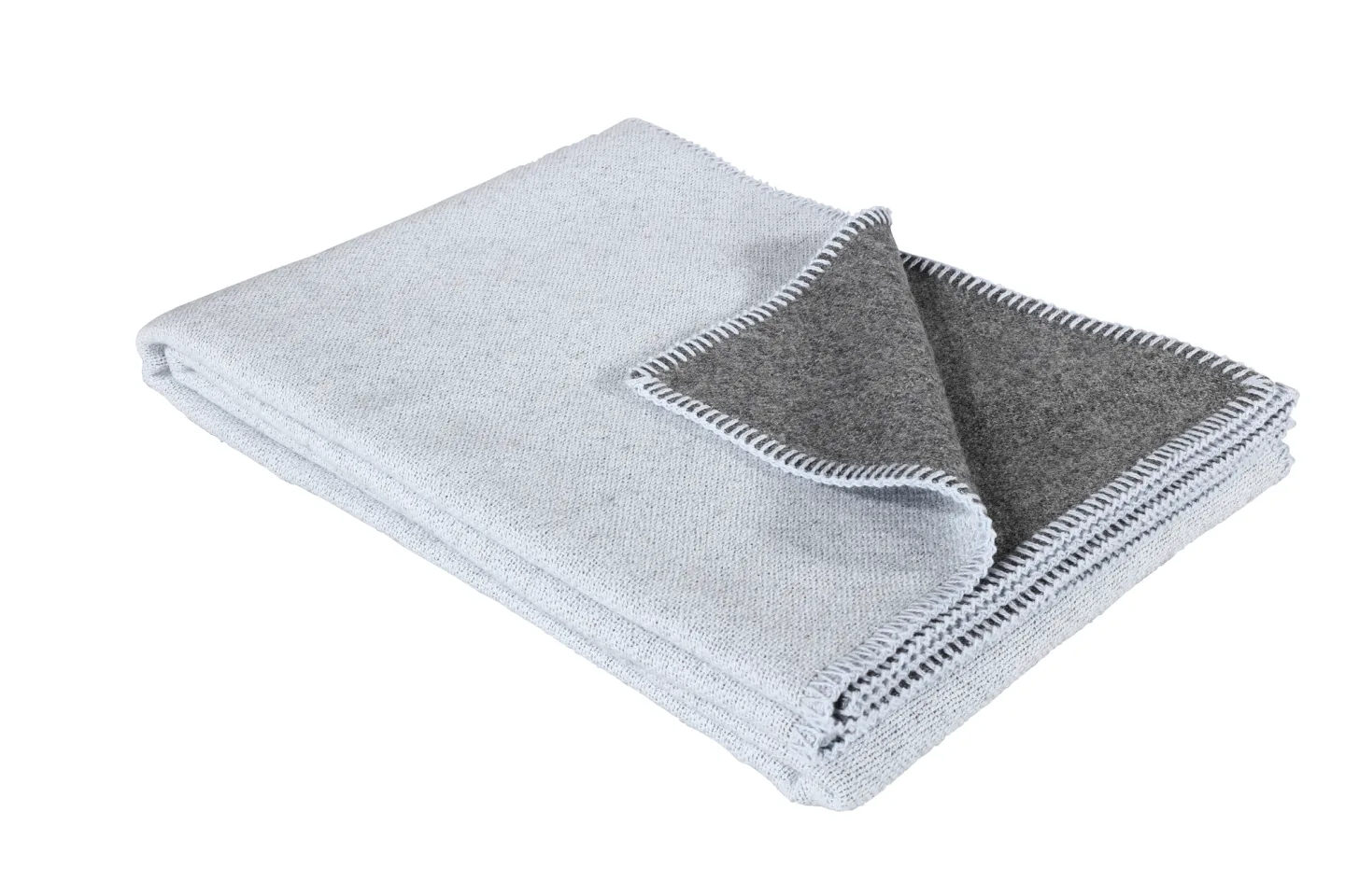 Eskitex AG Plaid Cotola, 130x200 cm Grau | Schubiger Möbel