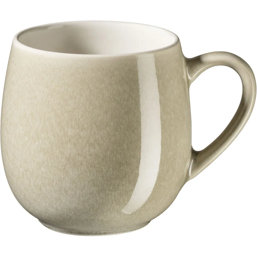 Tassen-Set 4-teilig Beige Steinzeug 360ml