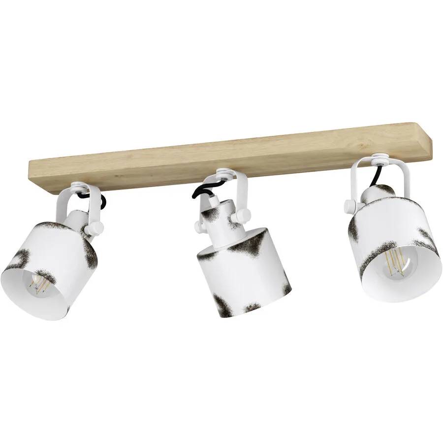Eglo Spot Kilburn Braun Holz 17 cm