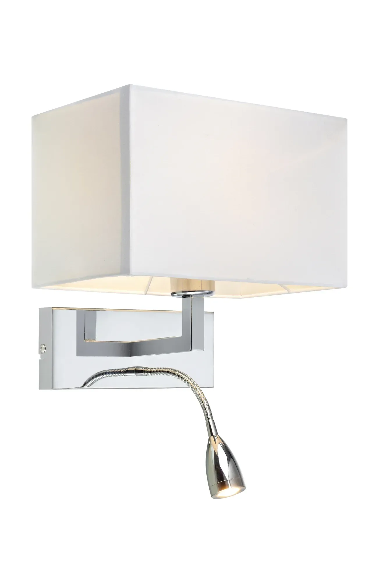 Savoy Nachttischlampe Chrom
