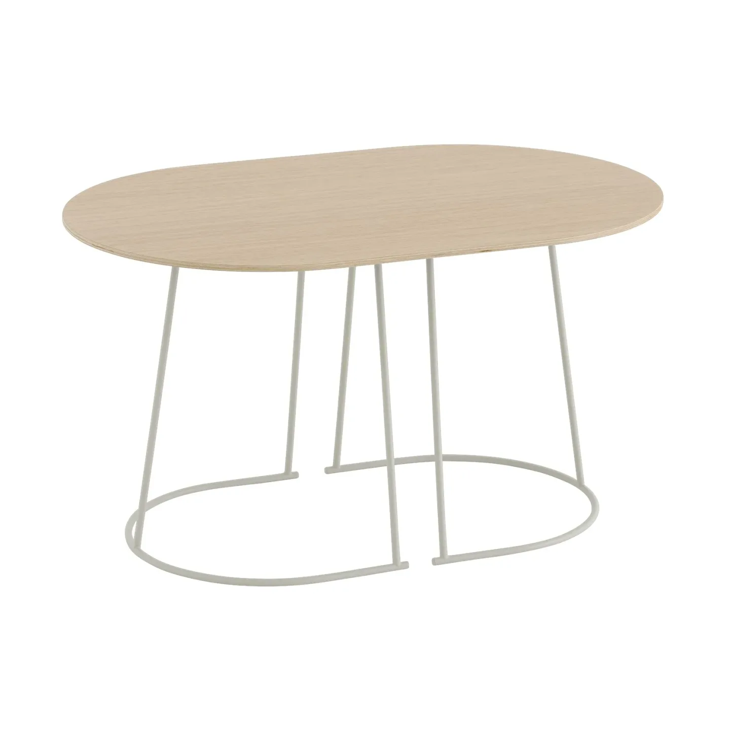 Muuto Airy Couchtisch S Lackiertes Eichenfurnier-off white