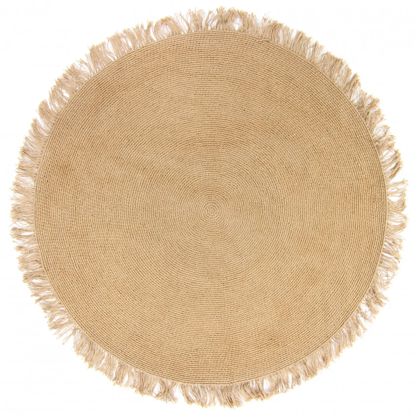 Runde tepper - Medina (jute) (Størrelse: Ø 200 cm)