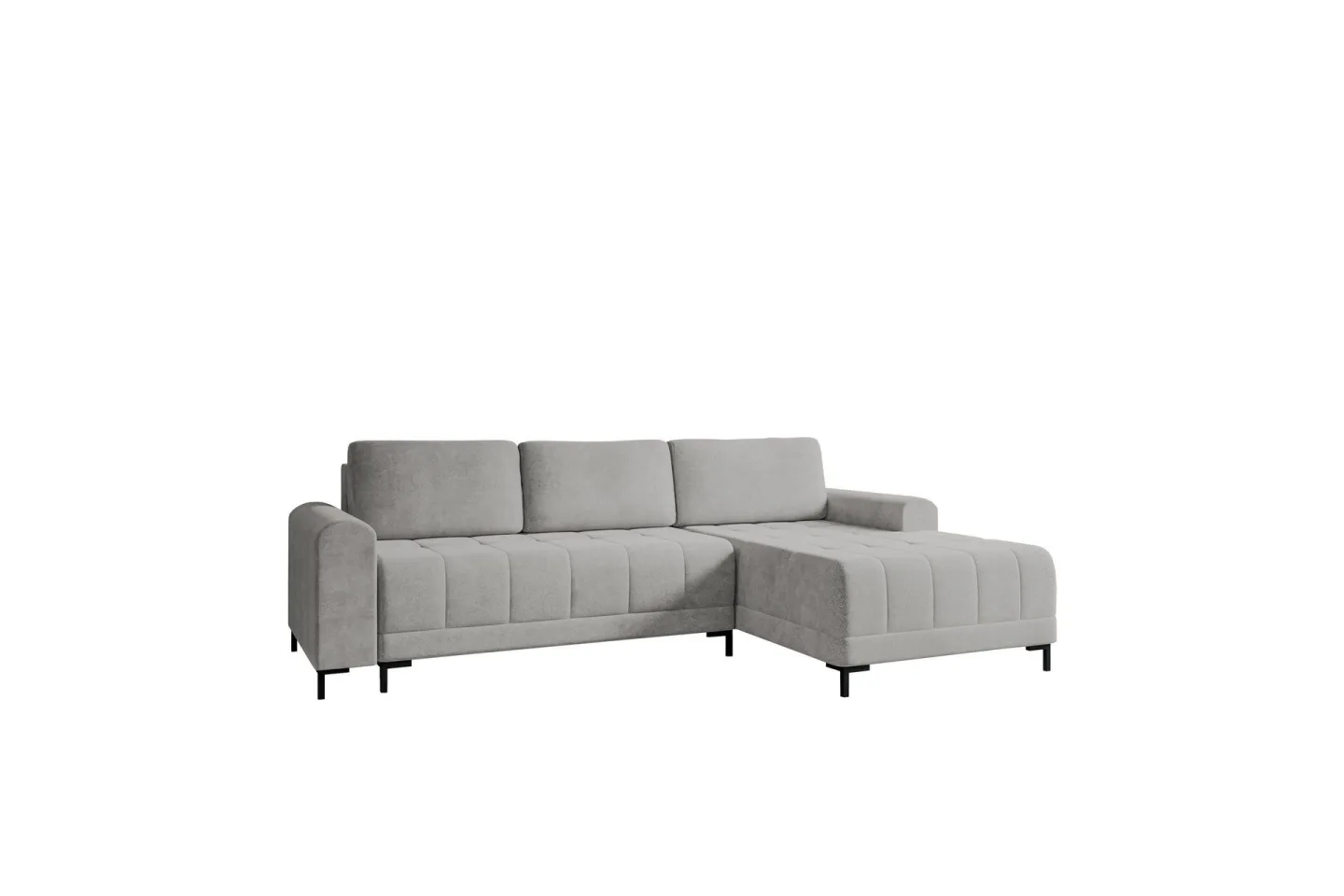 Vilshult Soffa med Divan 3-sits - Ljusgrå