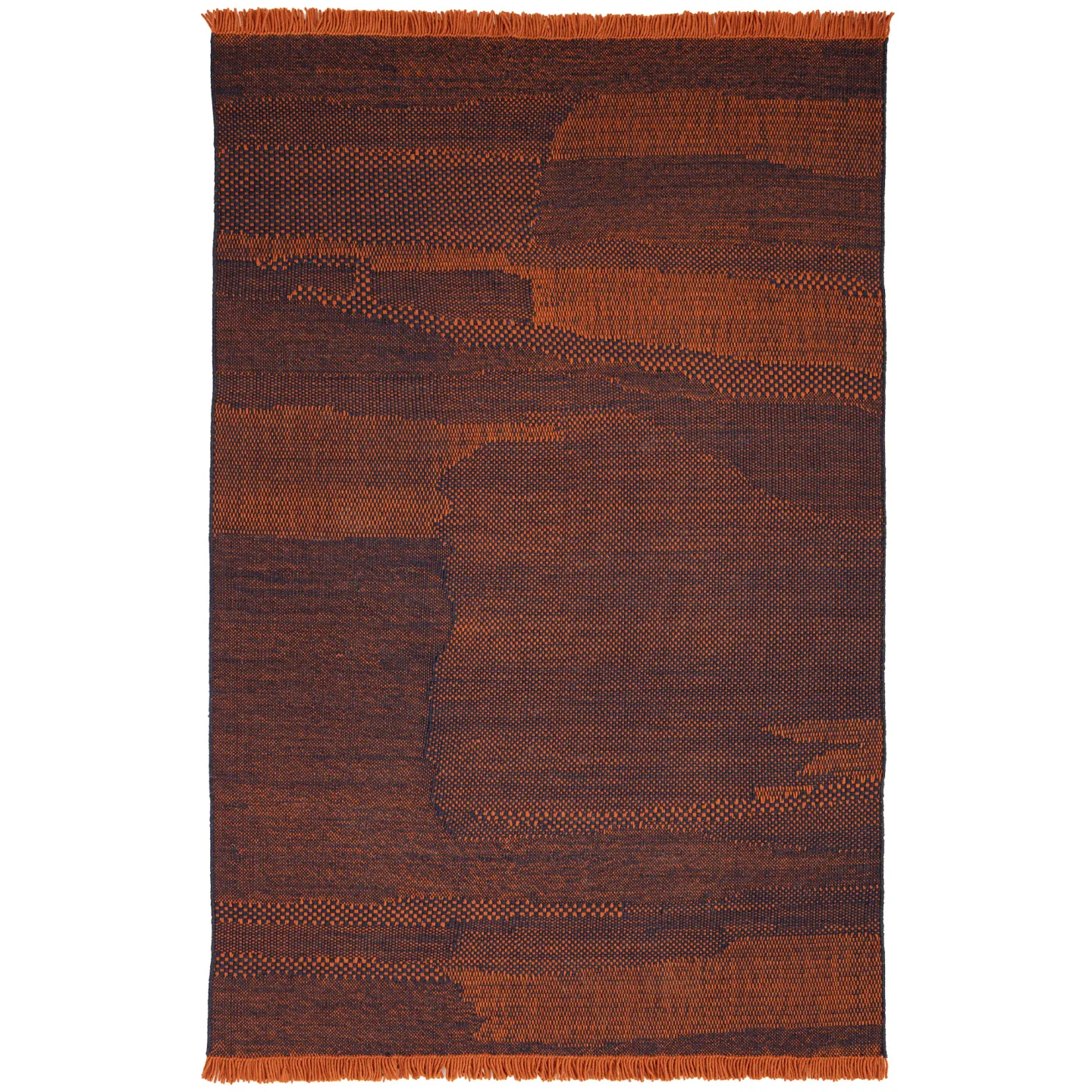 Nanimarquina - Wabisabi wool rug Navy 200 x 300 cm - Ullmattor - Nani Marquina - Blå - Ull