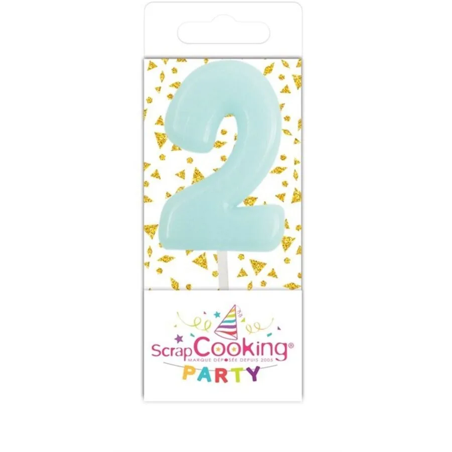 Scrap Cooking Kerzen-Set ScrapCooking bunt Wachs H 3.5 cm