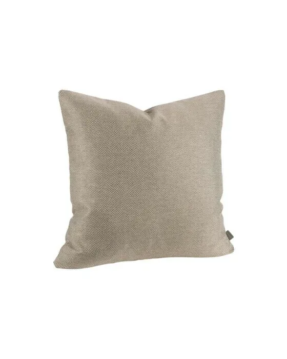 Montpellier Check Cushion Cover Taupe