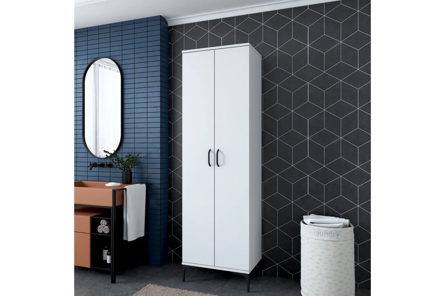 Manorma Highboard - Vit