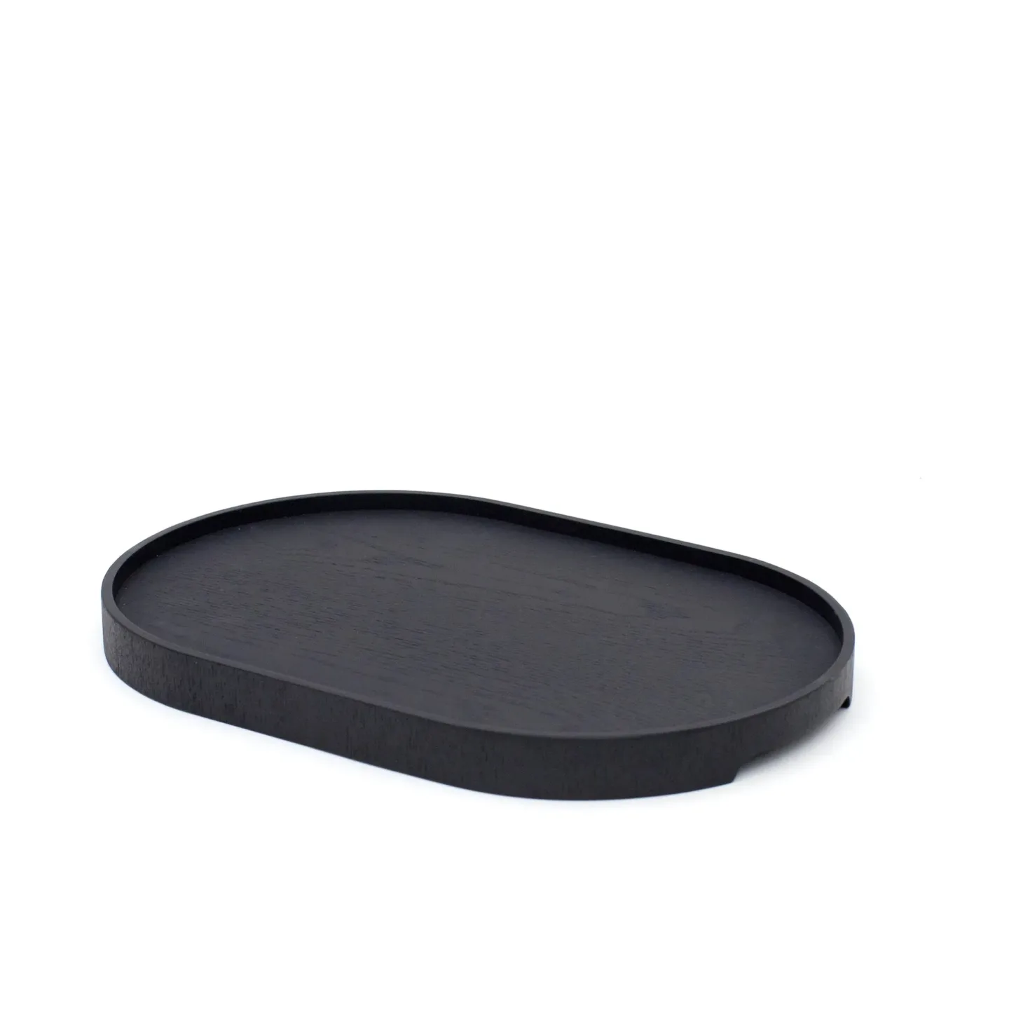 Bosign CurveLine™ Serveringsbricka anti-slip 39x26 cm Svart pilträ