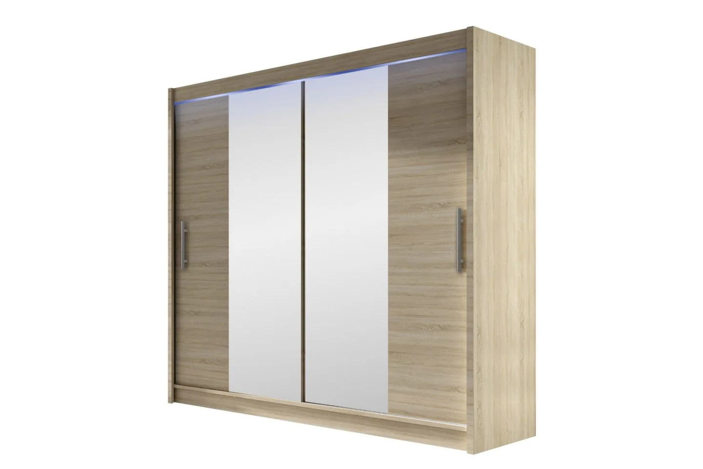 Rilievo Garderob m. Spegel 180x215 cm - Brun