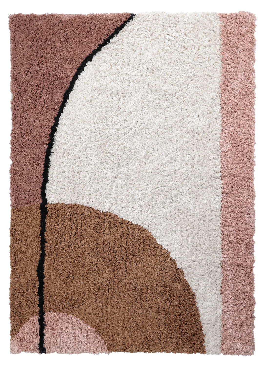 Ryetepper - Perast Natural Cotton Shaggy (multi) (Størrelse: 200 x 290 cm)