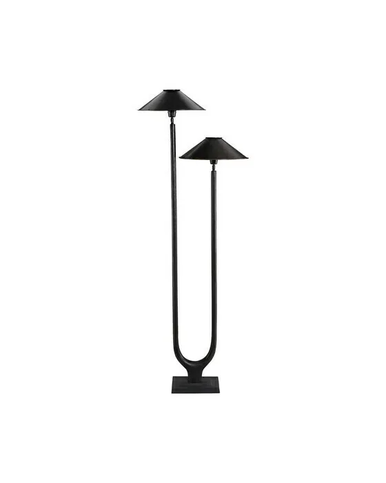 Twin gulvlampe antik bronze