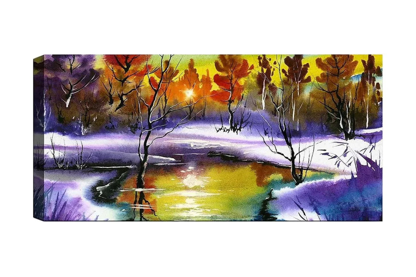 Canvastavla YTY Landscape & Nature Flerfärgad - 120x50 cm
