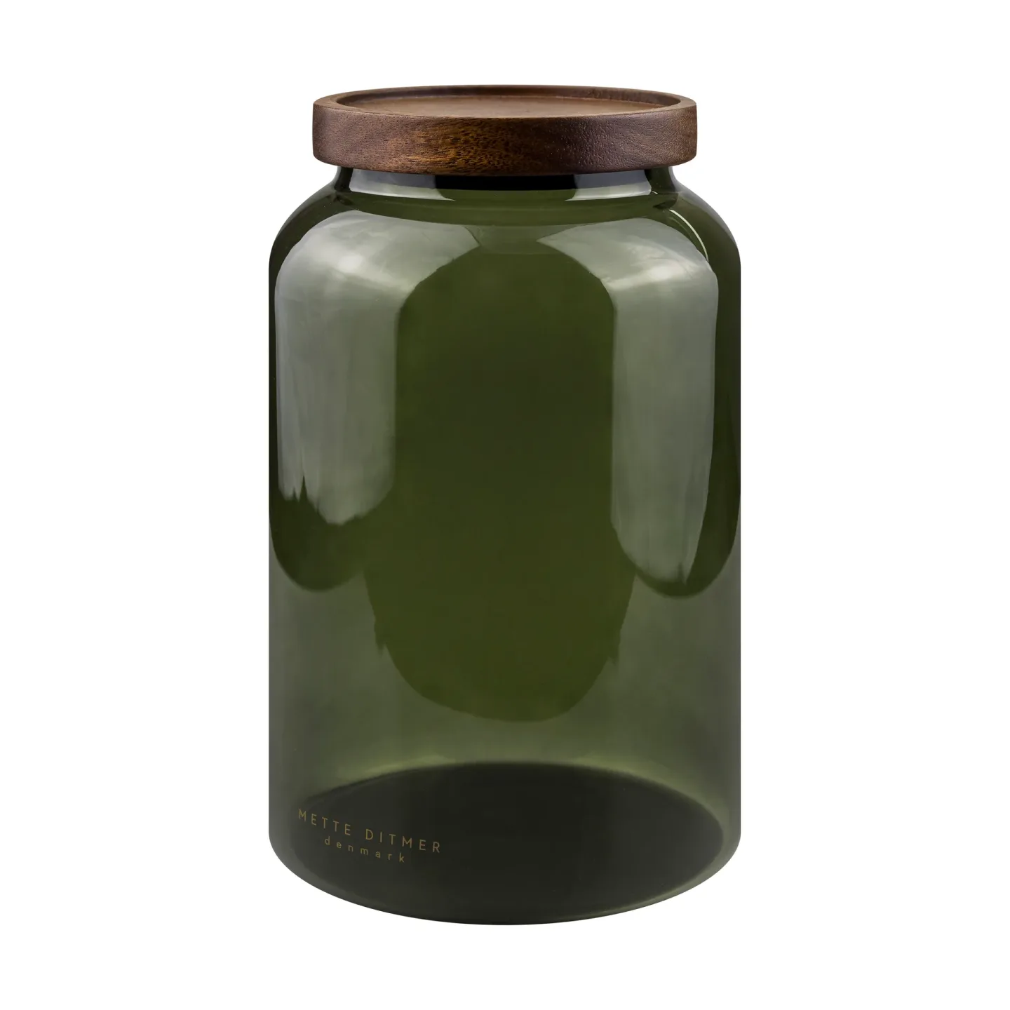 Mette Ditmer Luna Vorratsglas mit Deckel large 20 cm Dark forest