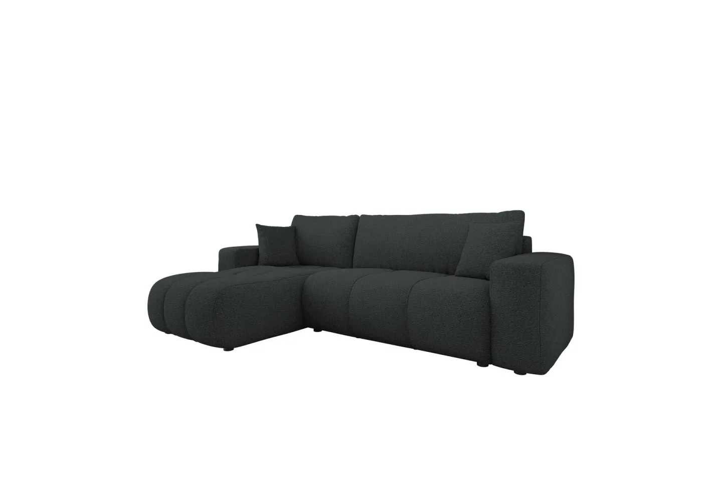 Flo Bäddsoffa med Divan 3-sits - Svart