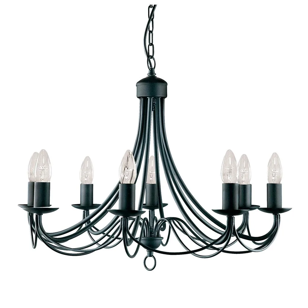 Searchlight - Maypole Ø60 - Taklampa - Svart