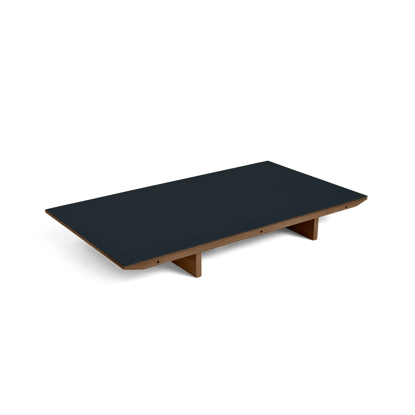 HAY CPH30 2.0 Ausziehplatte für Esstisch 50x80 cm Black laminate-oak-walnut