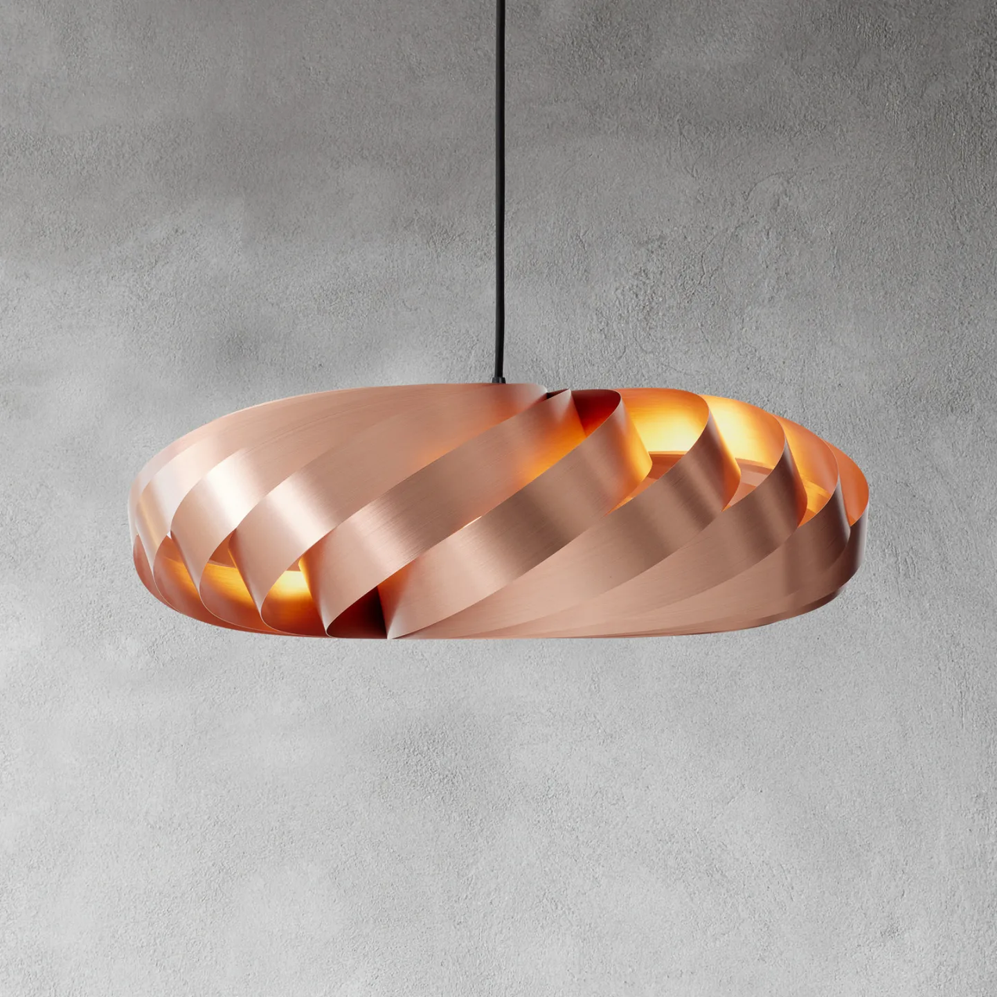 TR5 Pendelleuchte Ø60 Aluminium Copper - Tom Rossau - Wohnzimmer