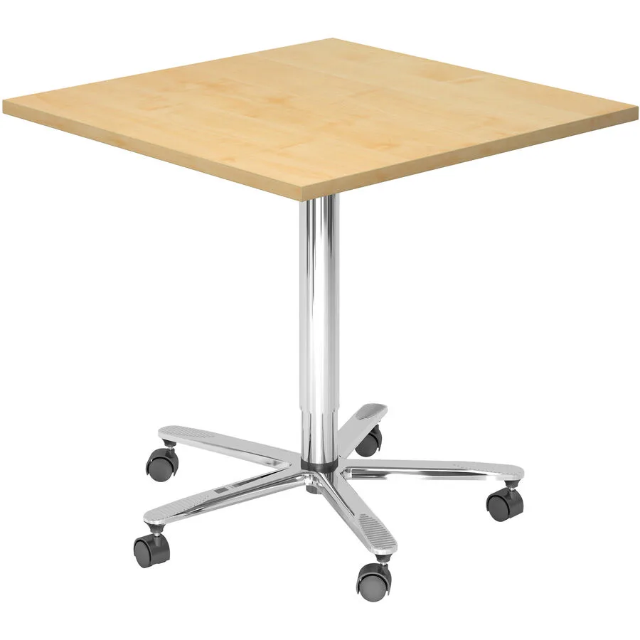 Schreibtisch Office Ahorn Holzwerkstoff Höhenverstellbar B 80 T 80 cm