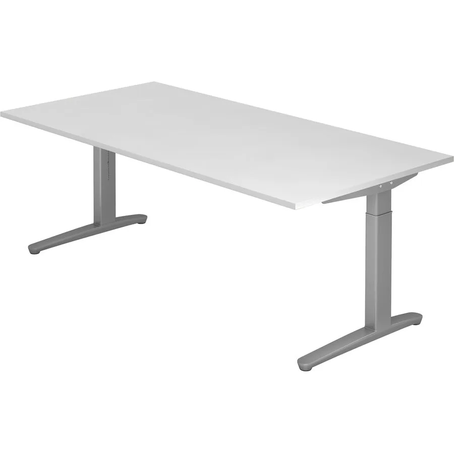 Schreibtisch Office weiss Holzwerkstoff B 200 T 100 cm